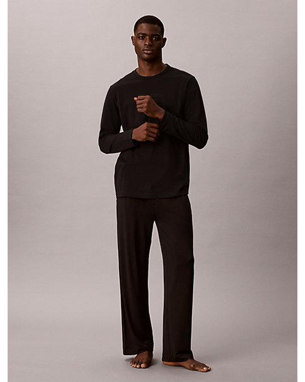 Calvin Klein Black Pyjama Top for men