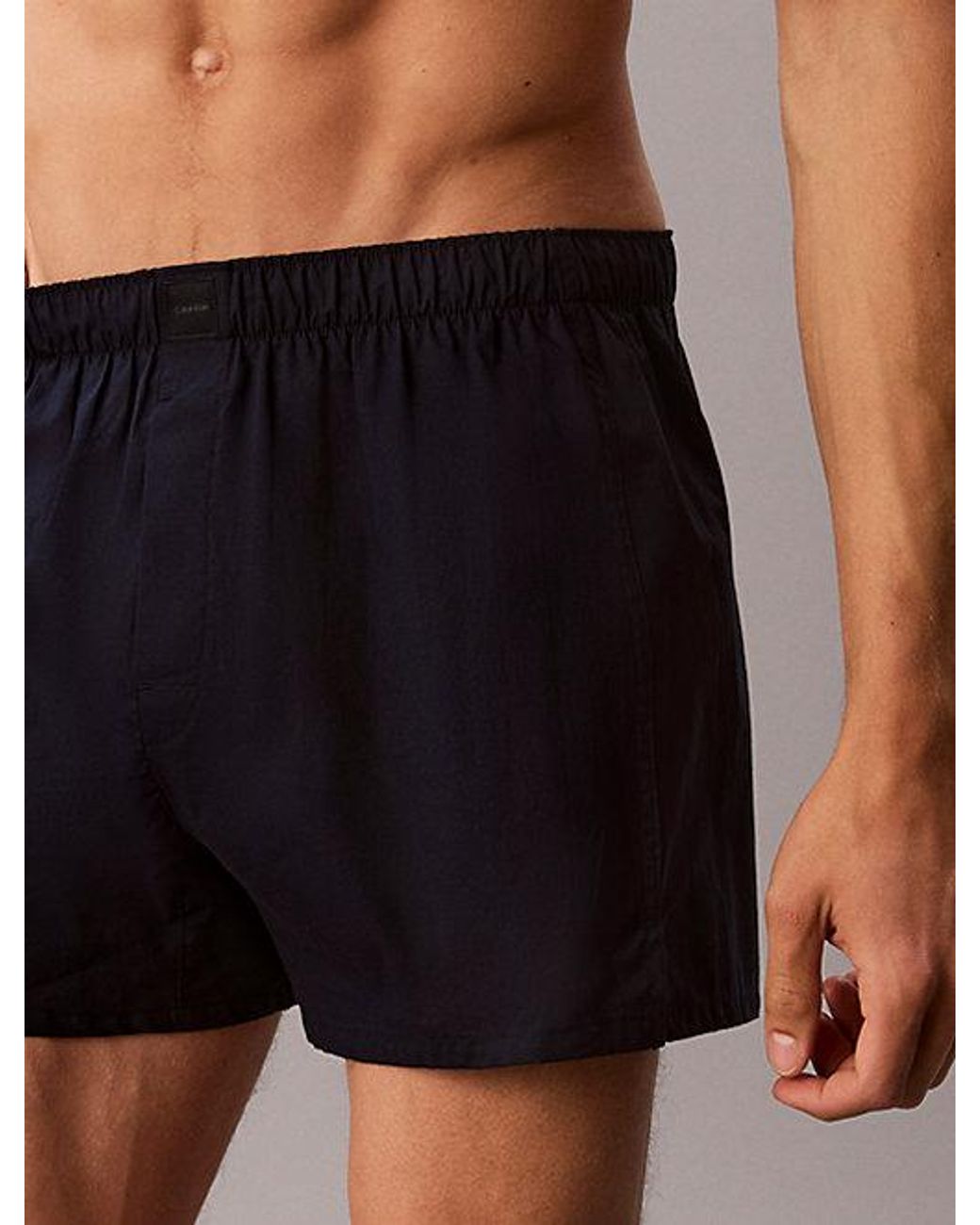 Calvin Klein Blue 3 Pack Boxers 100 Cotton for men