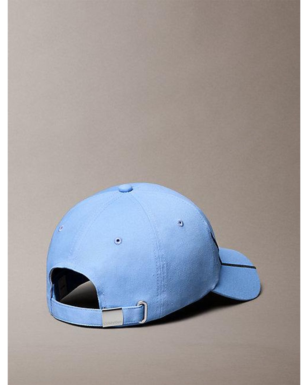 Calvin Klein Blue Uv Twill Heritage Logo Adjustable Cap