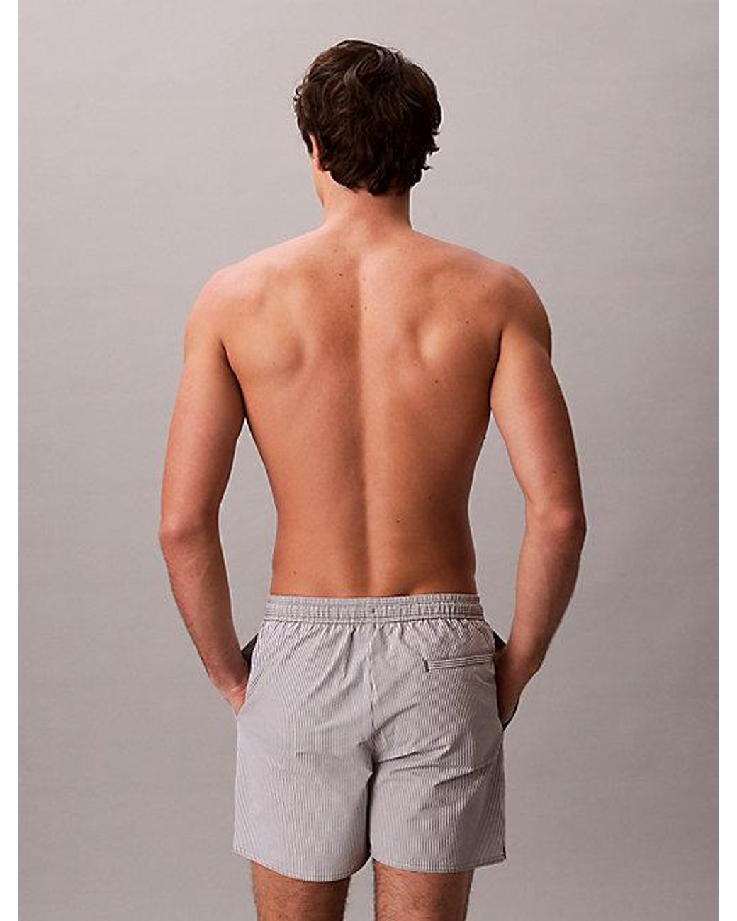 Calvin Klein Multicolor Medium Drawstring Swim Shorts for men
