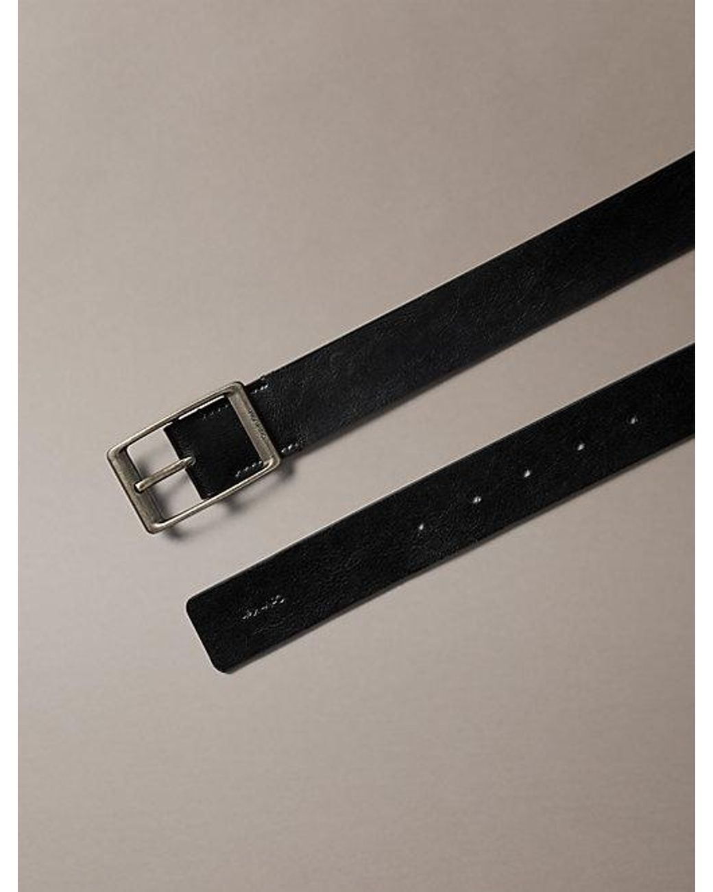 Calvin Klein Multicolor Tumbled Leather Belt for men