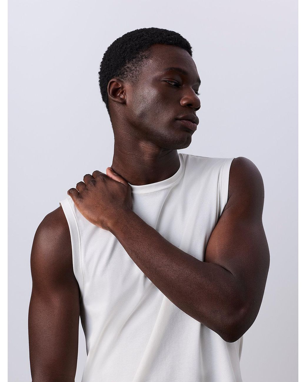 Calvin Klein Jung Kook For Muscle Tank Top in White for Men | Lyst UK