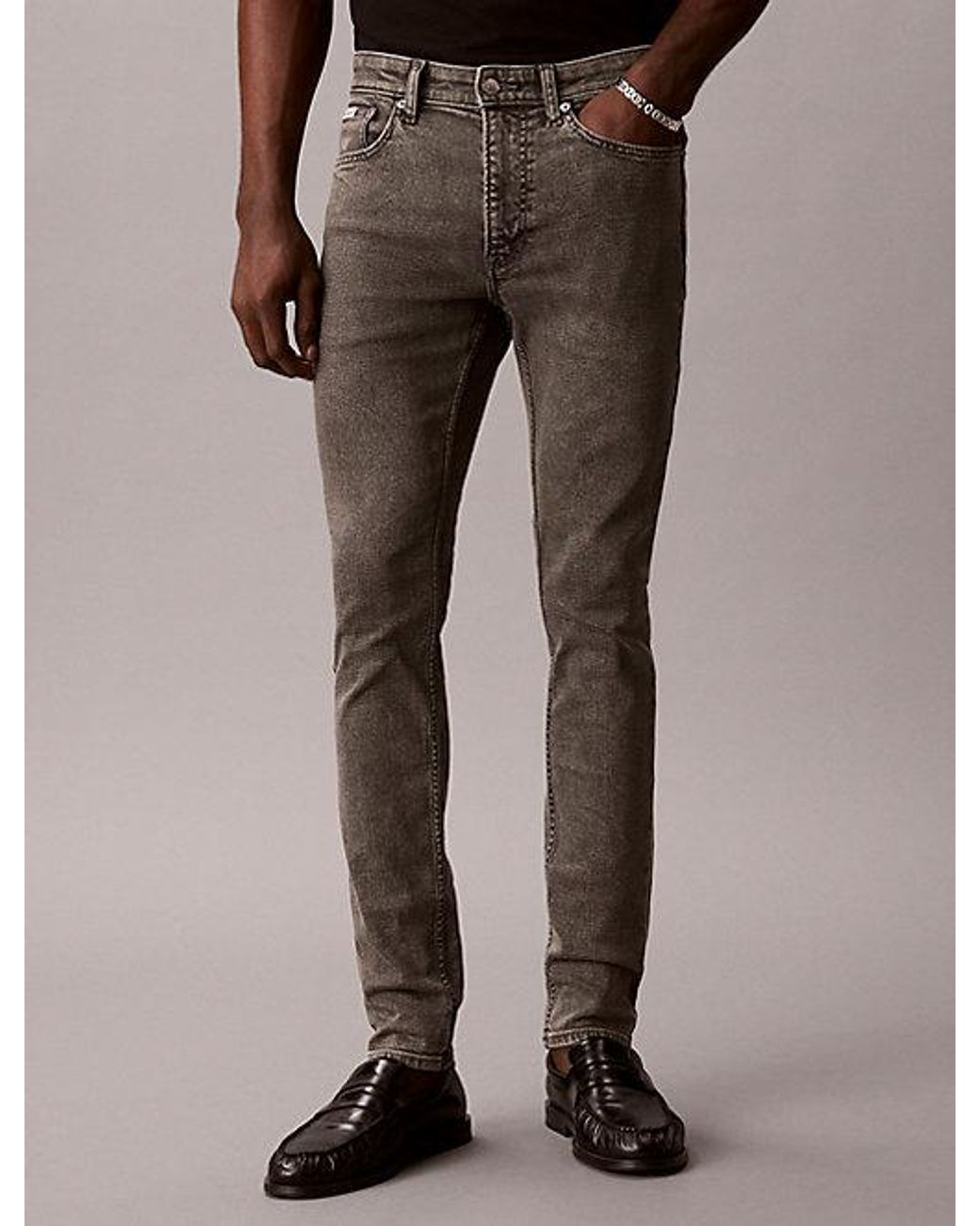 Calvin Klein Brown Jeans Skinny Jeans for men