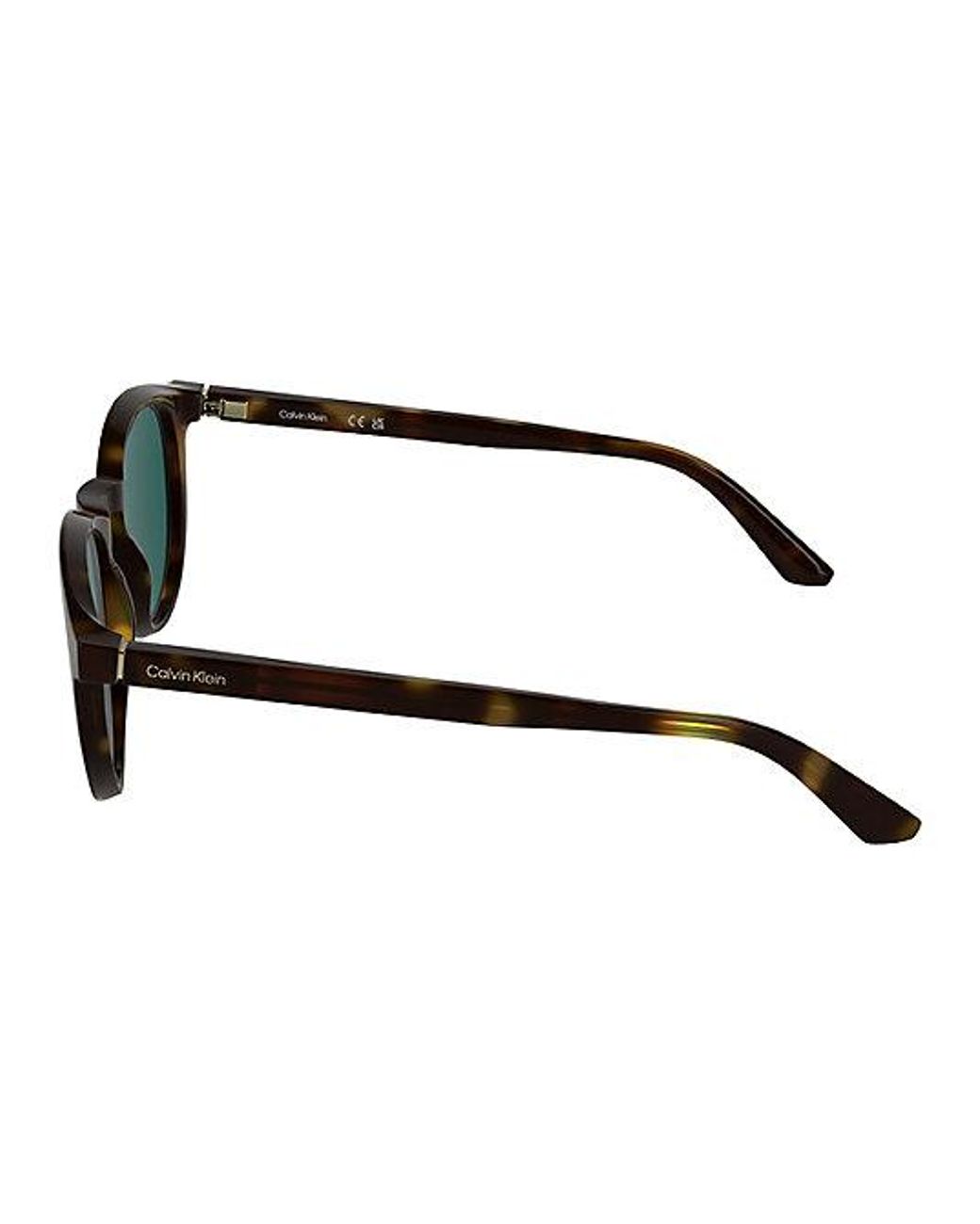 Calvin Klein Green Round Sunglasses