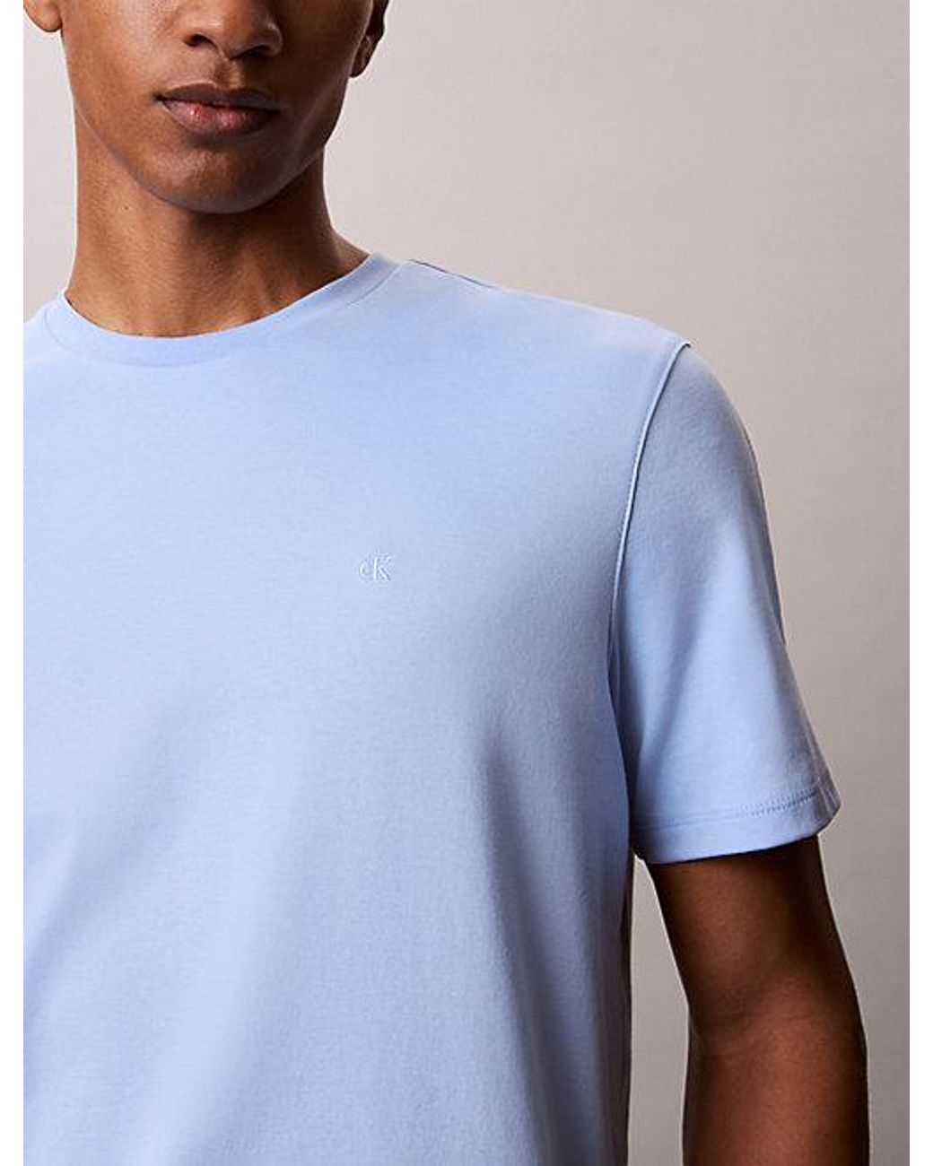 Calvin Klein Blue Supima Cotton T-Shirt for men