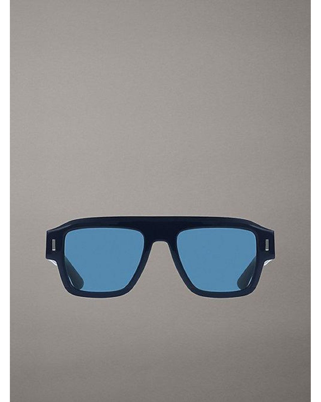 Calvin Klein Blue Modified Rectangle Sunglasses for men