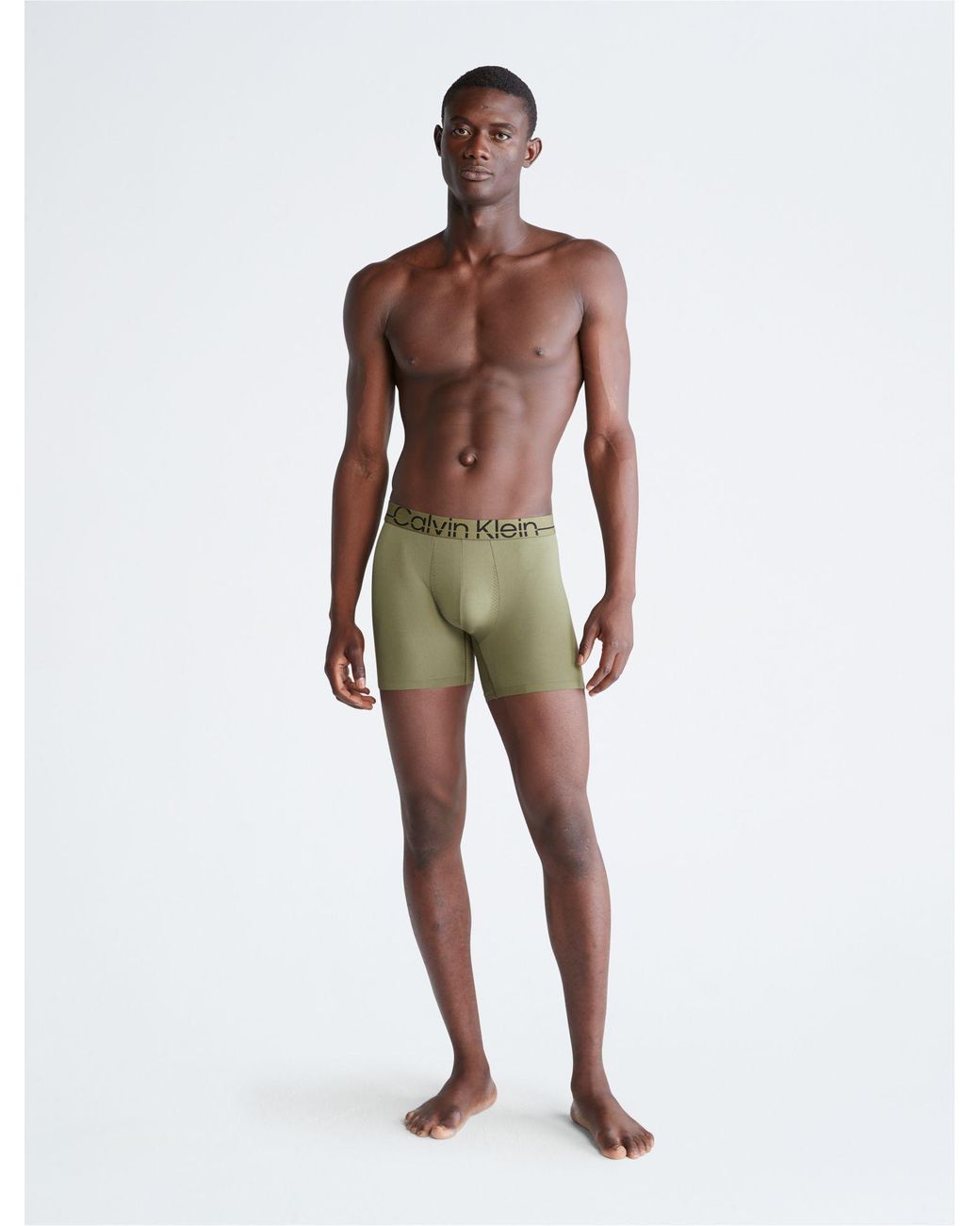 Esta llorando Barriga Idear Calvin Klein Pro Fit Boxer Brief in Green for Men | Lyst