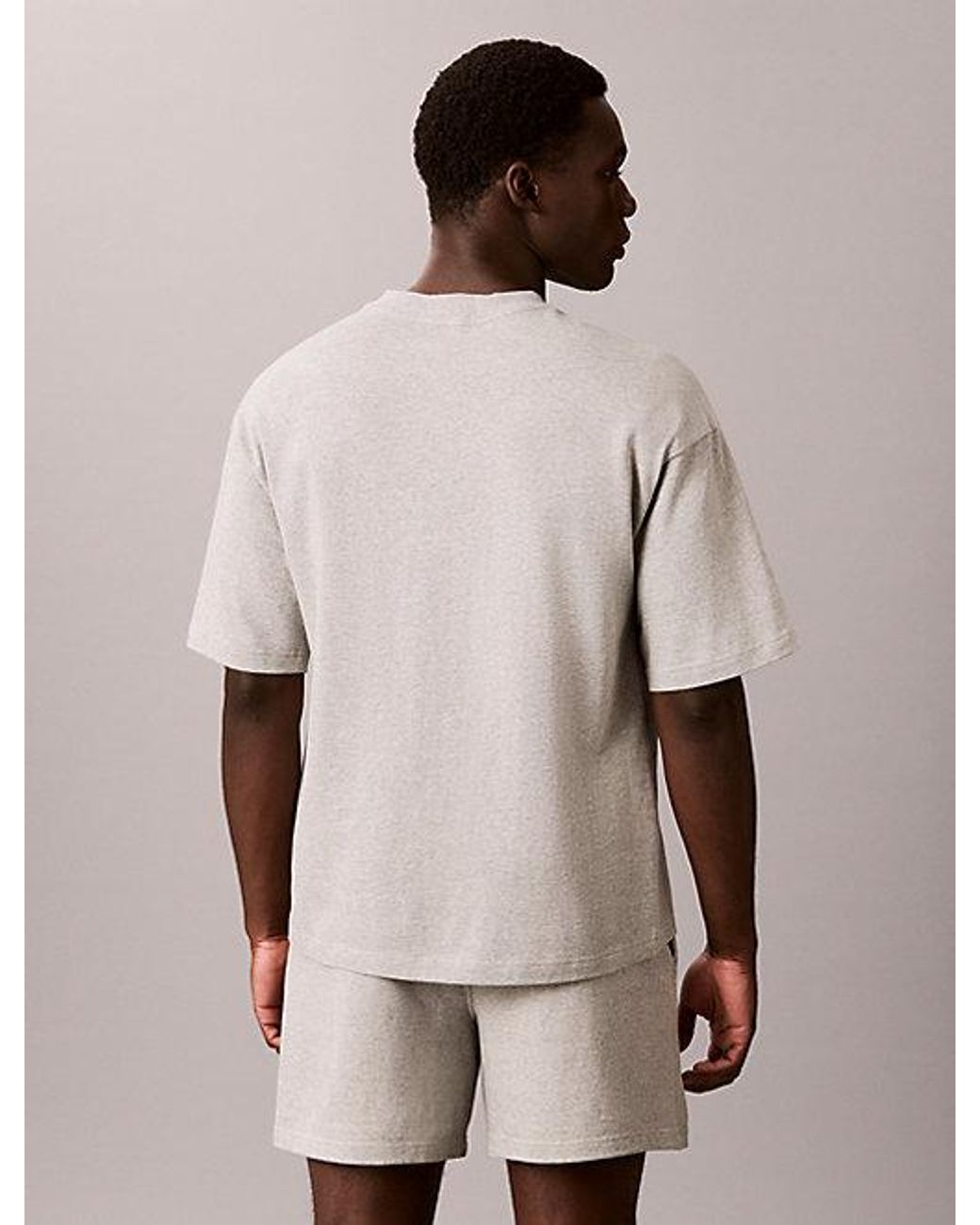 Calvin Klein Natural Pyjama Top Heritage Cotton for men