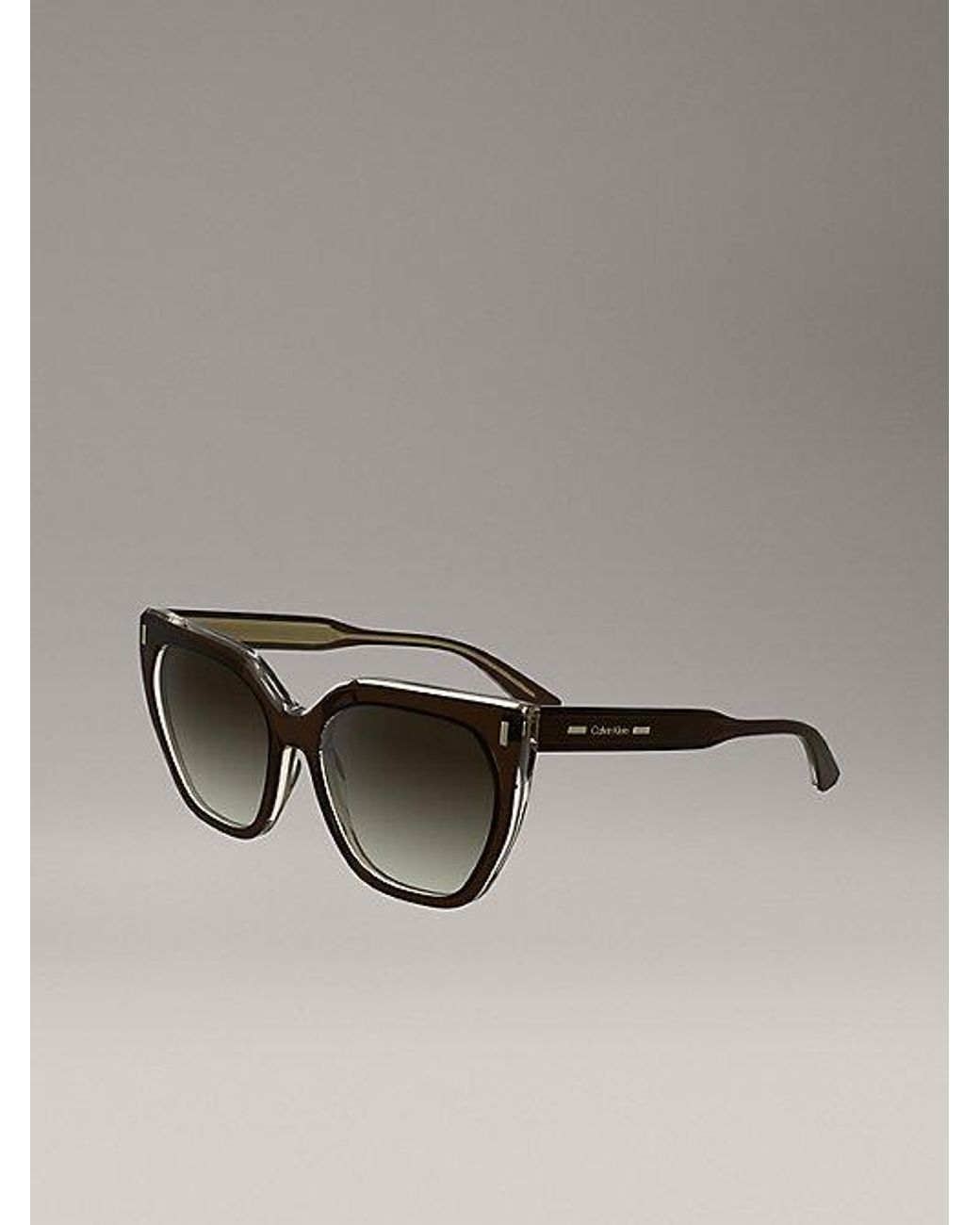 Calvin Klein Gray Butterfly Sunglasses