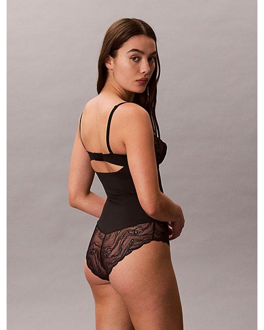 Calvin Klein Shapewear Body in het Brown