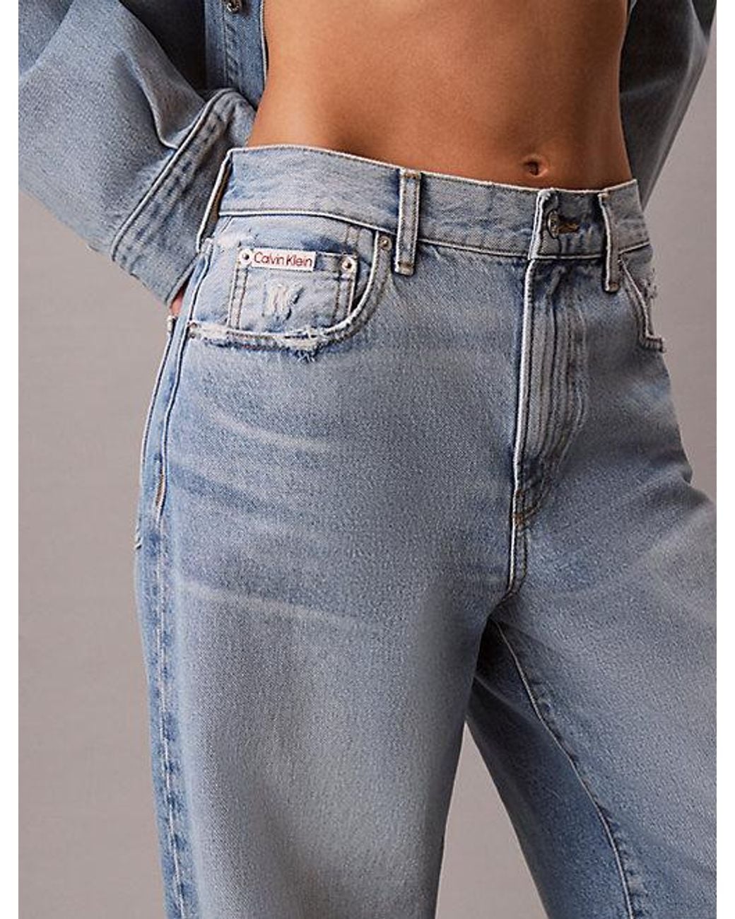 Calvin Klein Blue Jeans Wide Leg Jeans