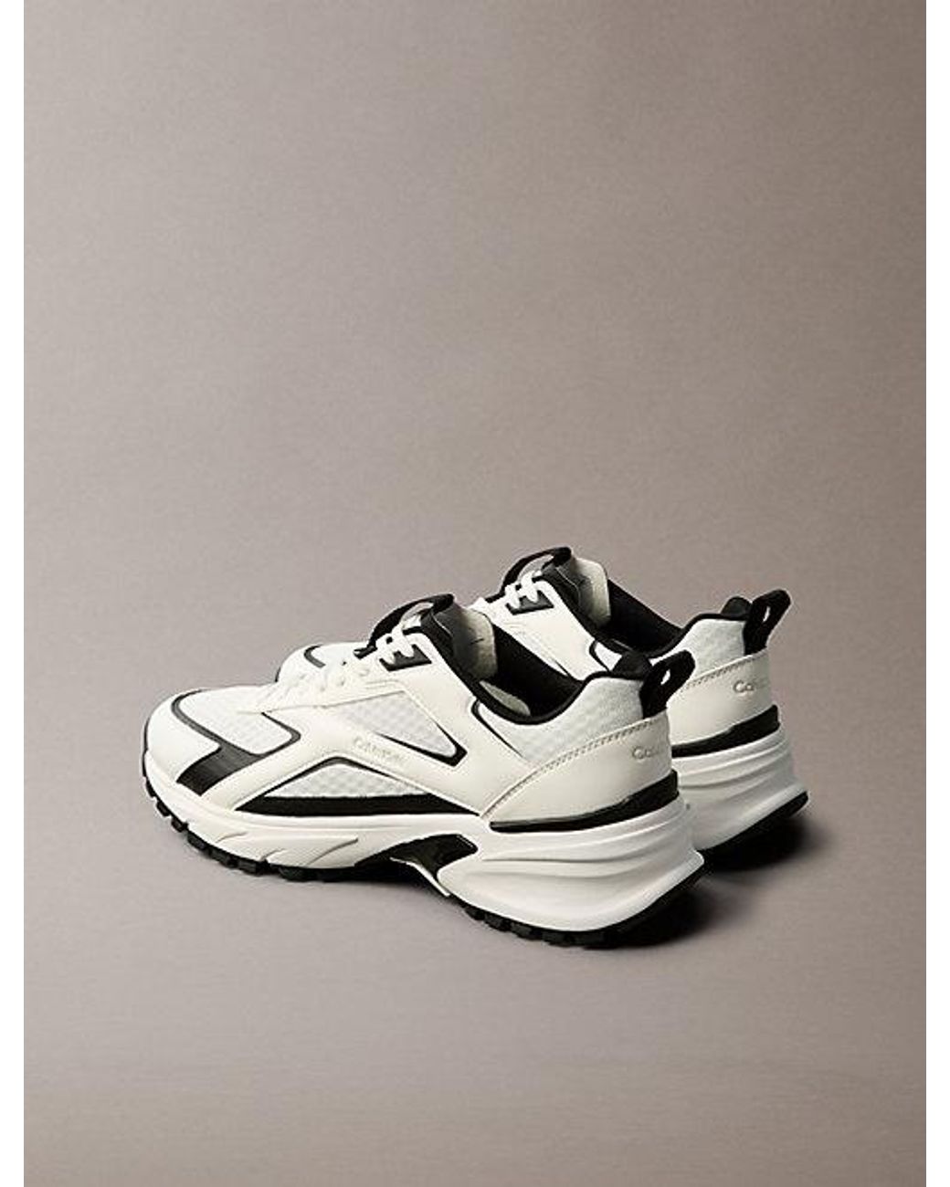Calvin Klein Metallic Trailblazer — Mesh Mix Runner Trainers for men