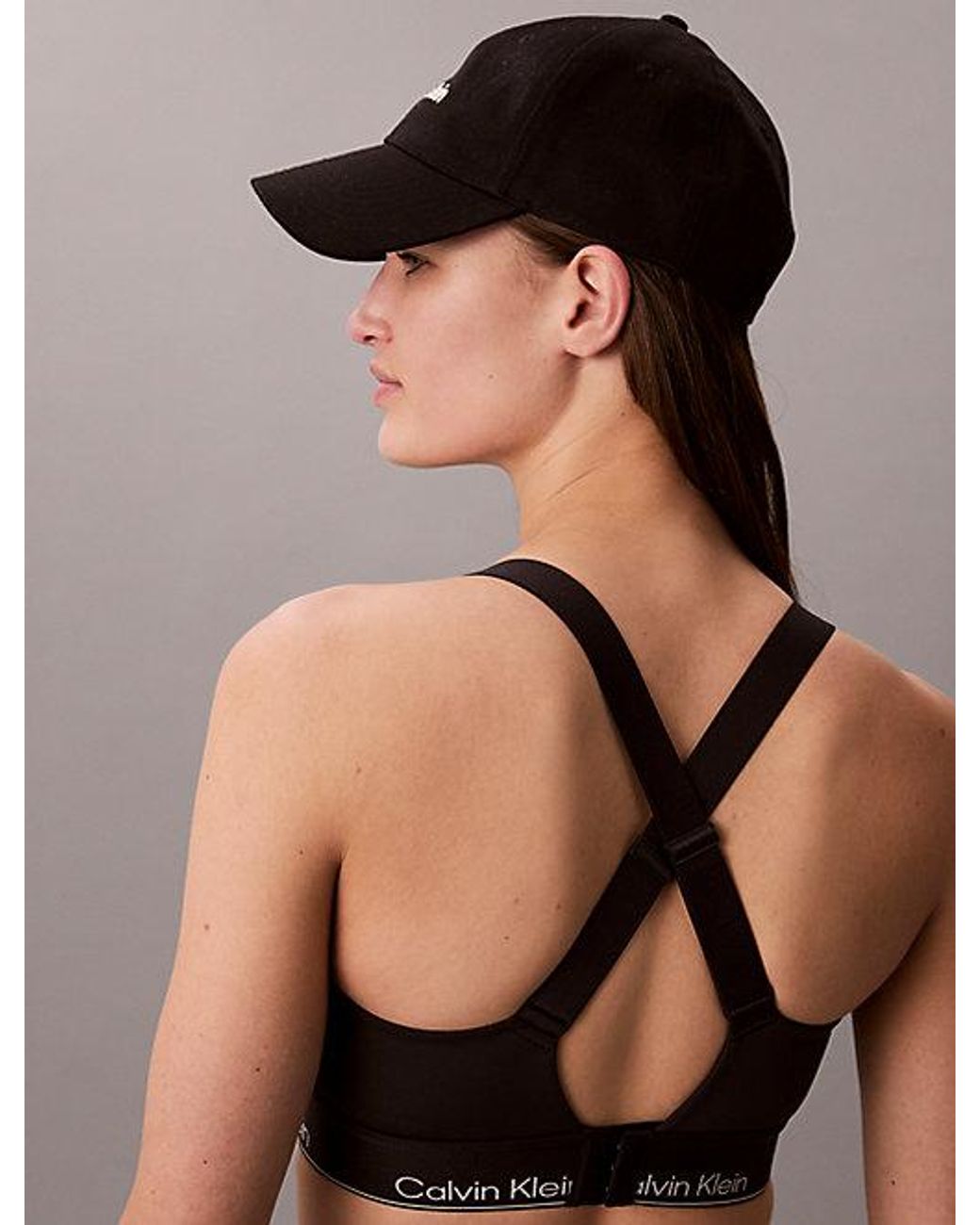 Calvin Klein Brown Sport High Impact Sports Bra