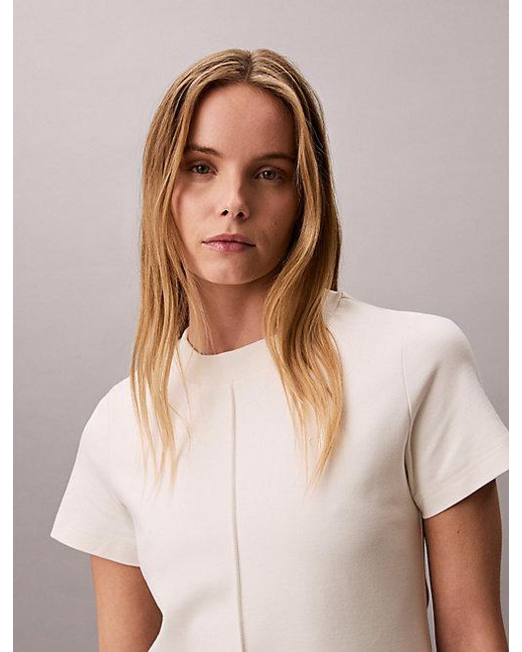 Calvin Klein Natural Jeans Milano Jersey Mini Dress