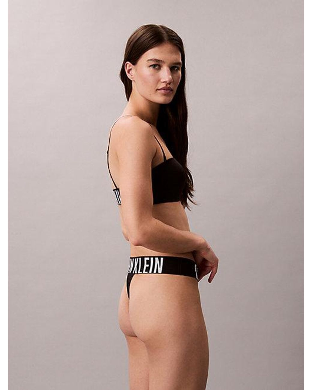 Calvin Klein String in het Black