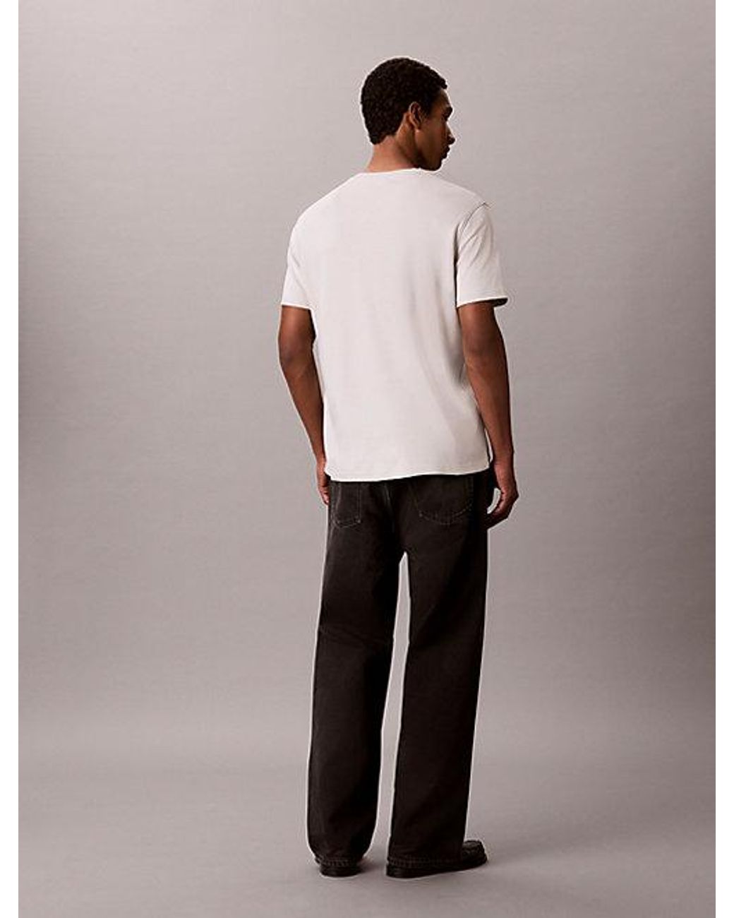 Calvin Klein Pink Supima Cotton T-Shirt for men