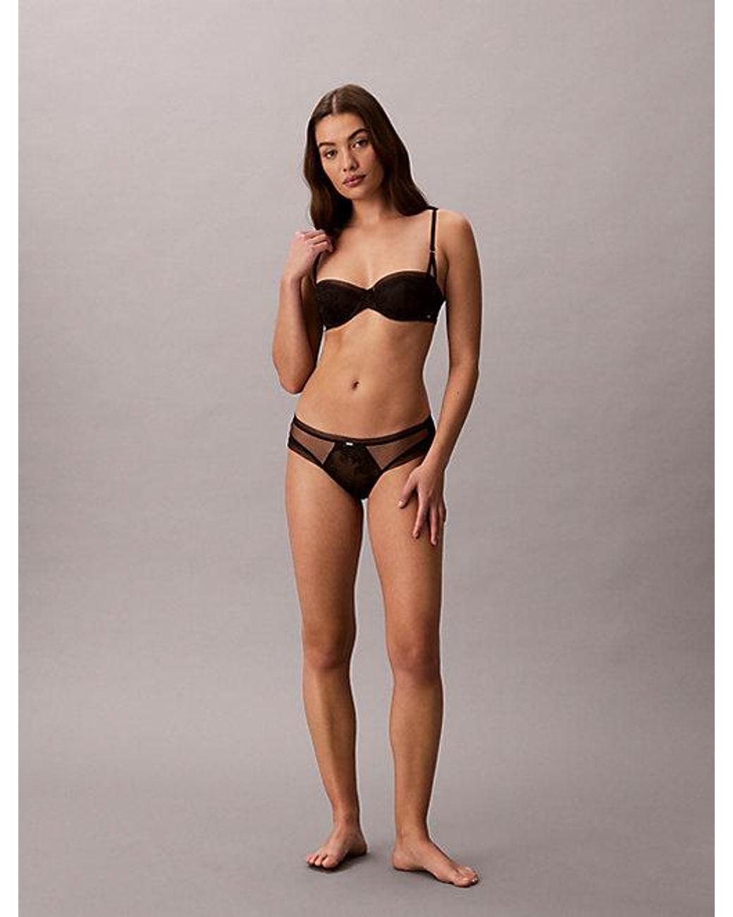 Calvin Klein Balconette Bh in het Black
