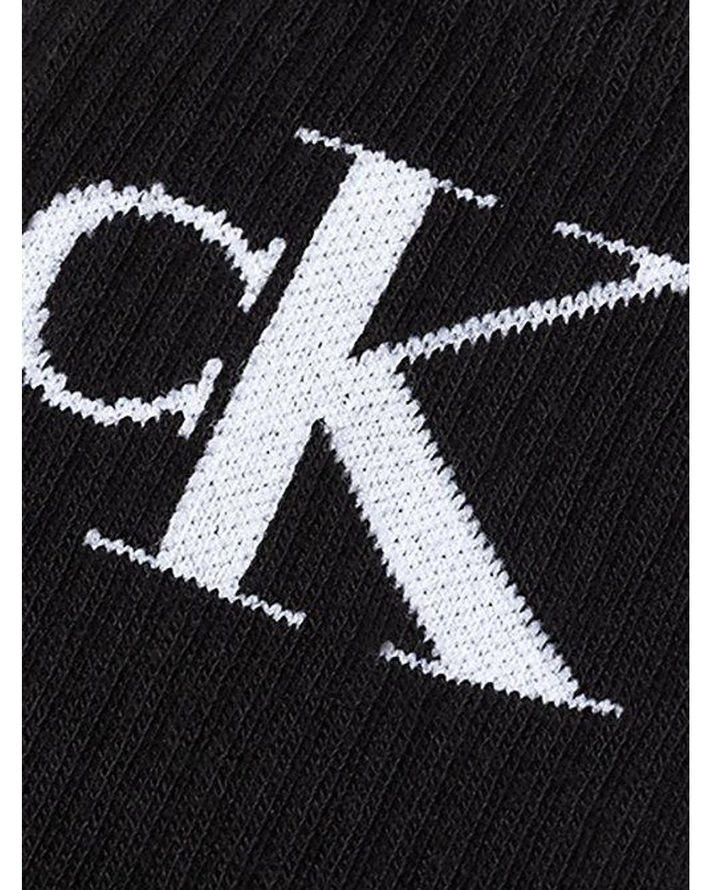 Calvin Klein Black Jeans 4 Pack Soft Cotton Logo Crew Socks
