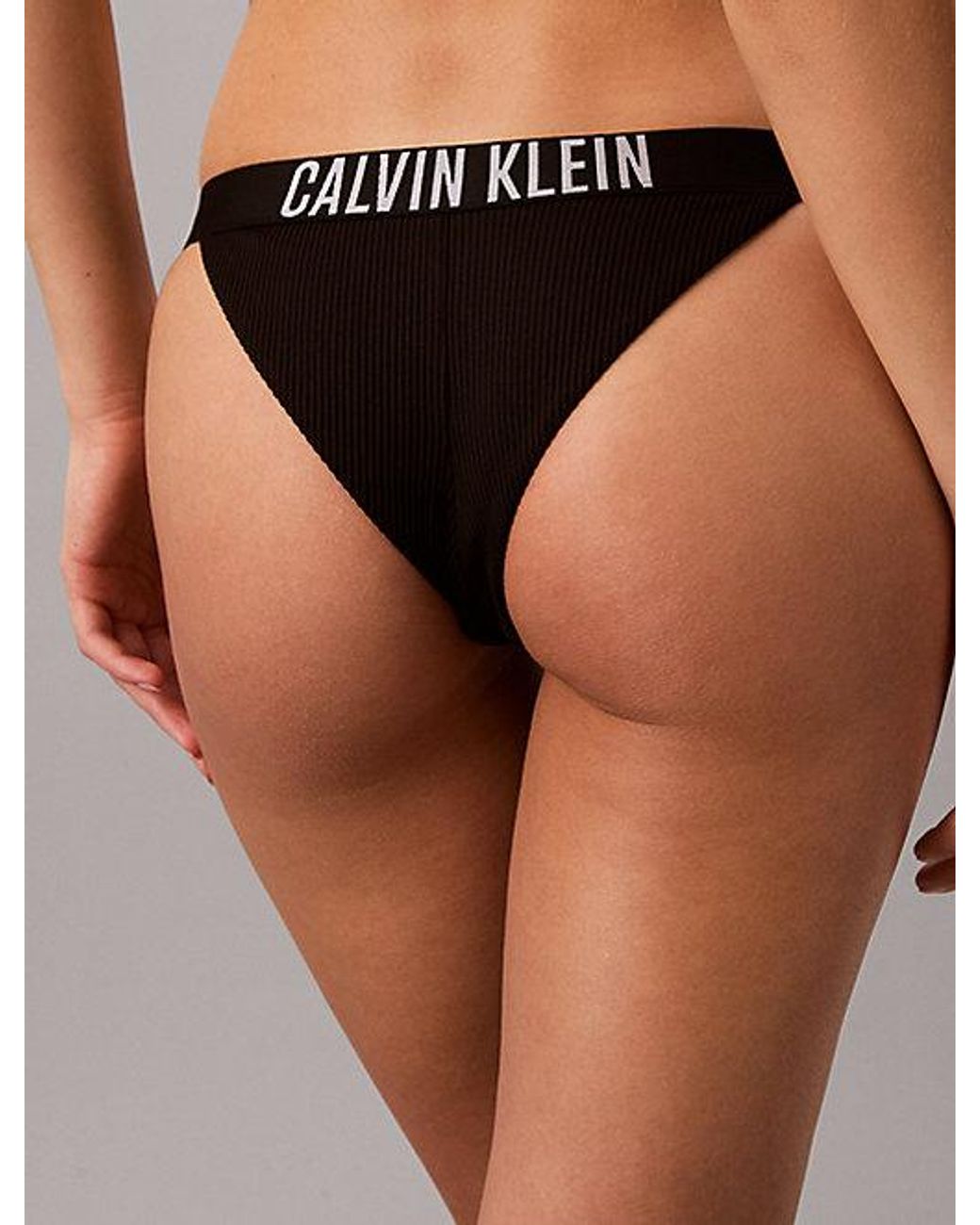 Calvin Klein Brown Brazilian Bikini Bottoms Intense Power