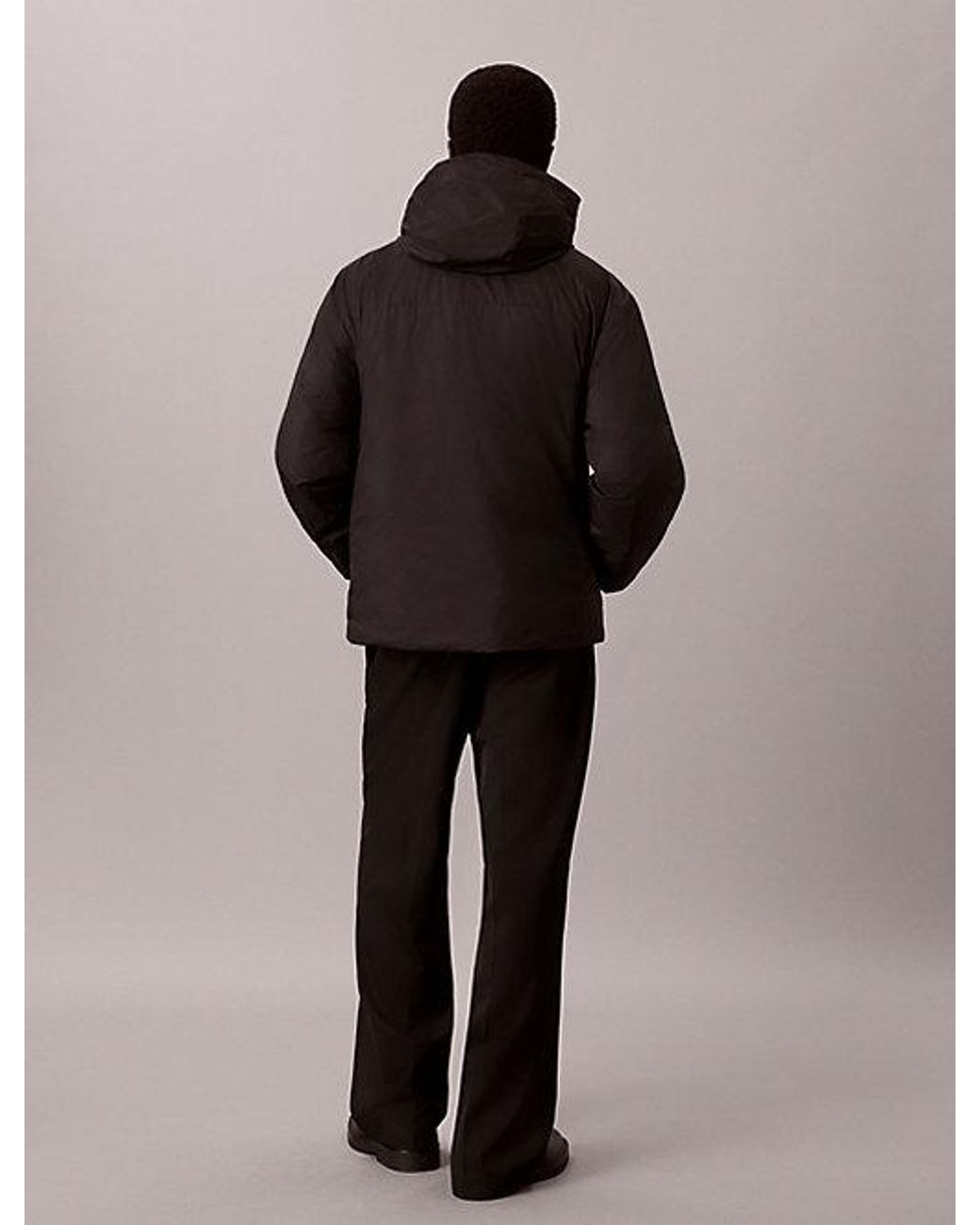 Calvin Klein Black Ultra Light Padded Ripstop Jacket for men