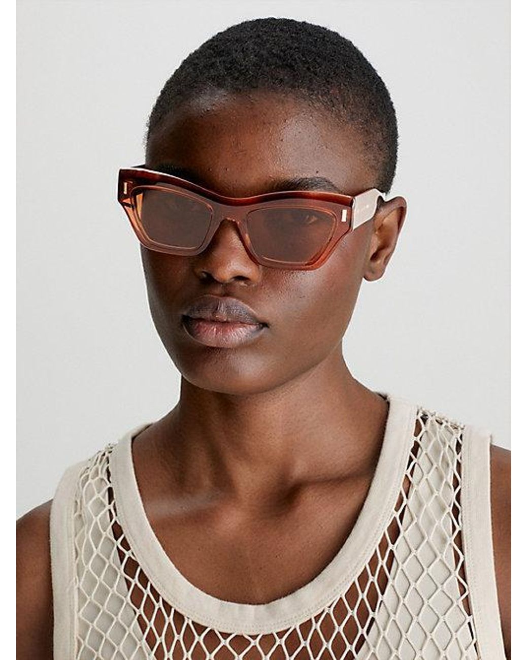 Calvin Klein Pink Butterfly Sunglasses