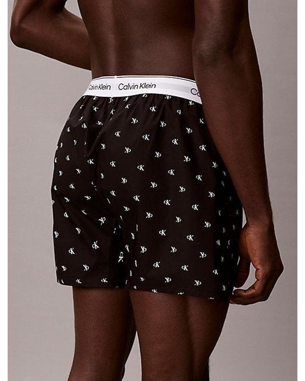 Calvin Klein Brown Boxers Heritage Cotton Poplin for men