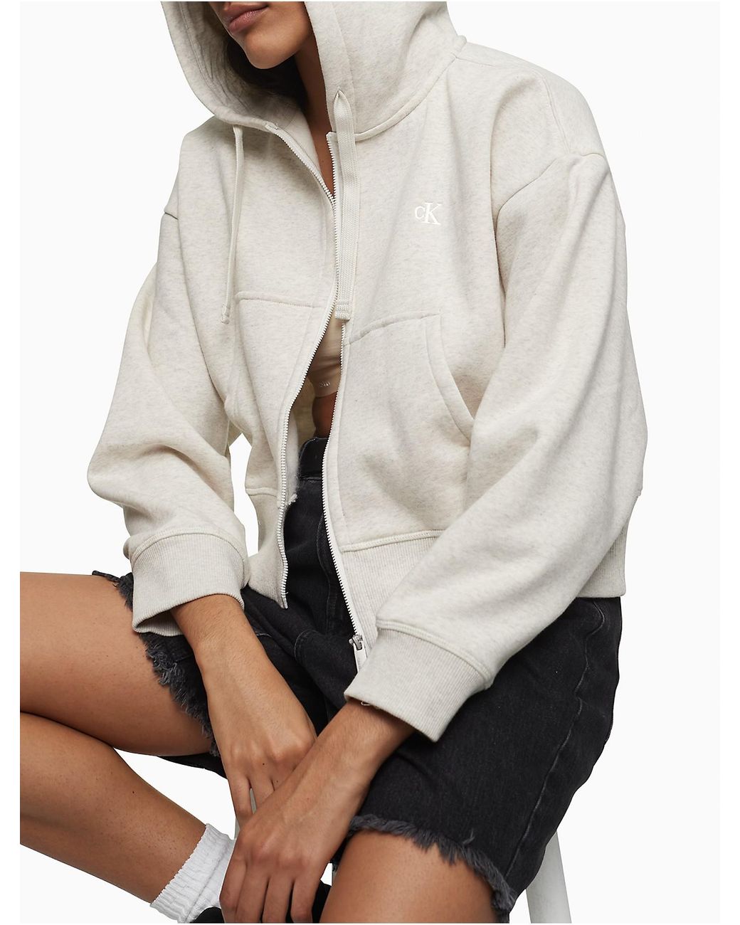 Calvin Klein Archive Logo Fleece Zip 