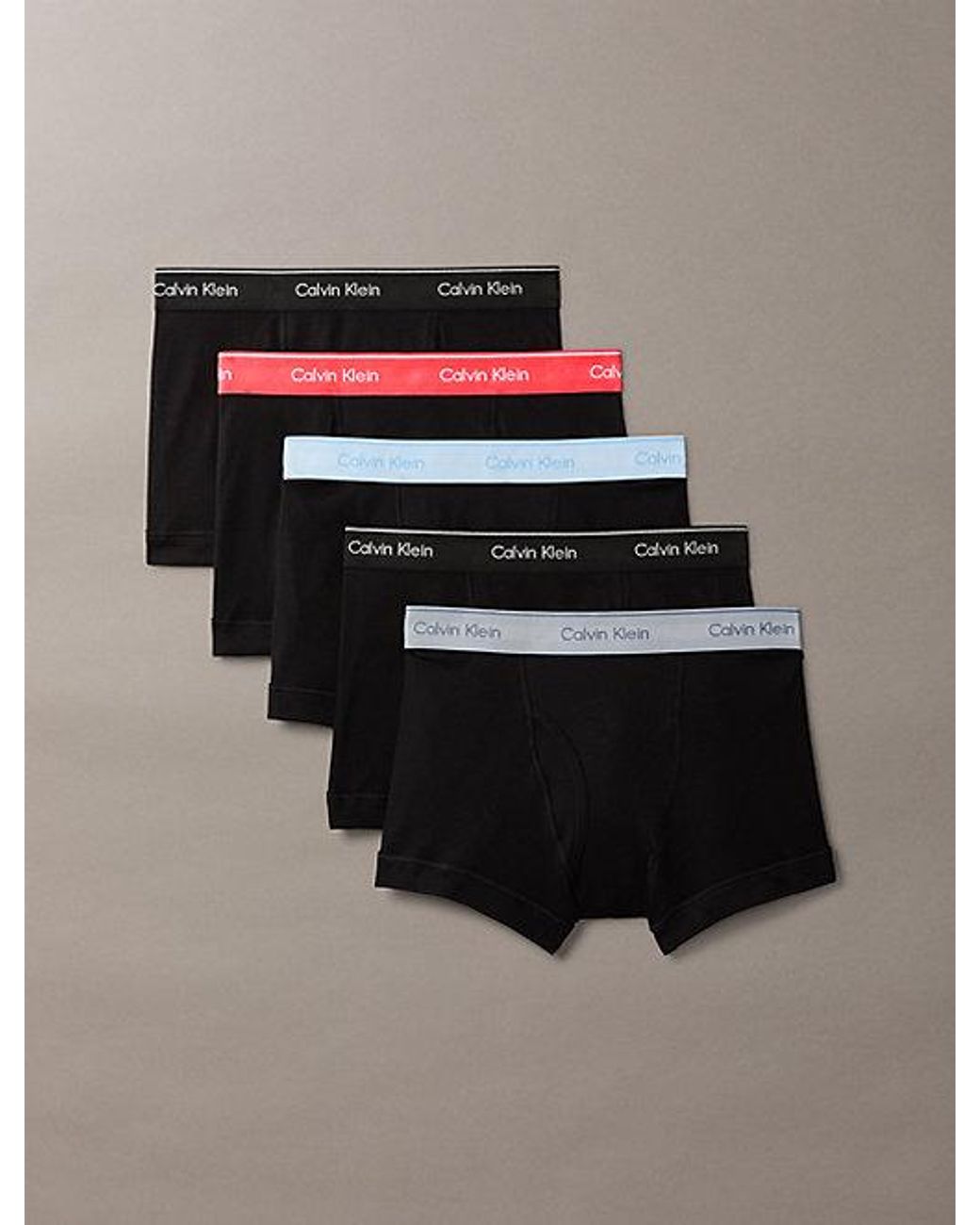 Calvin Klein 5-Pack Korte Boxers in het Blue voor heren