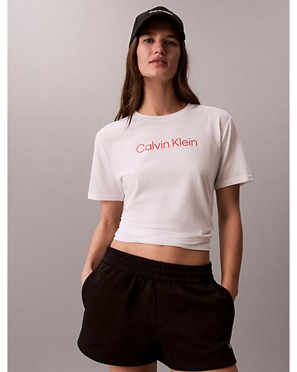 Calvin Klein Pink Sport Breathable Quick Dry Travel T-Shirt