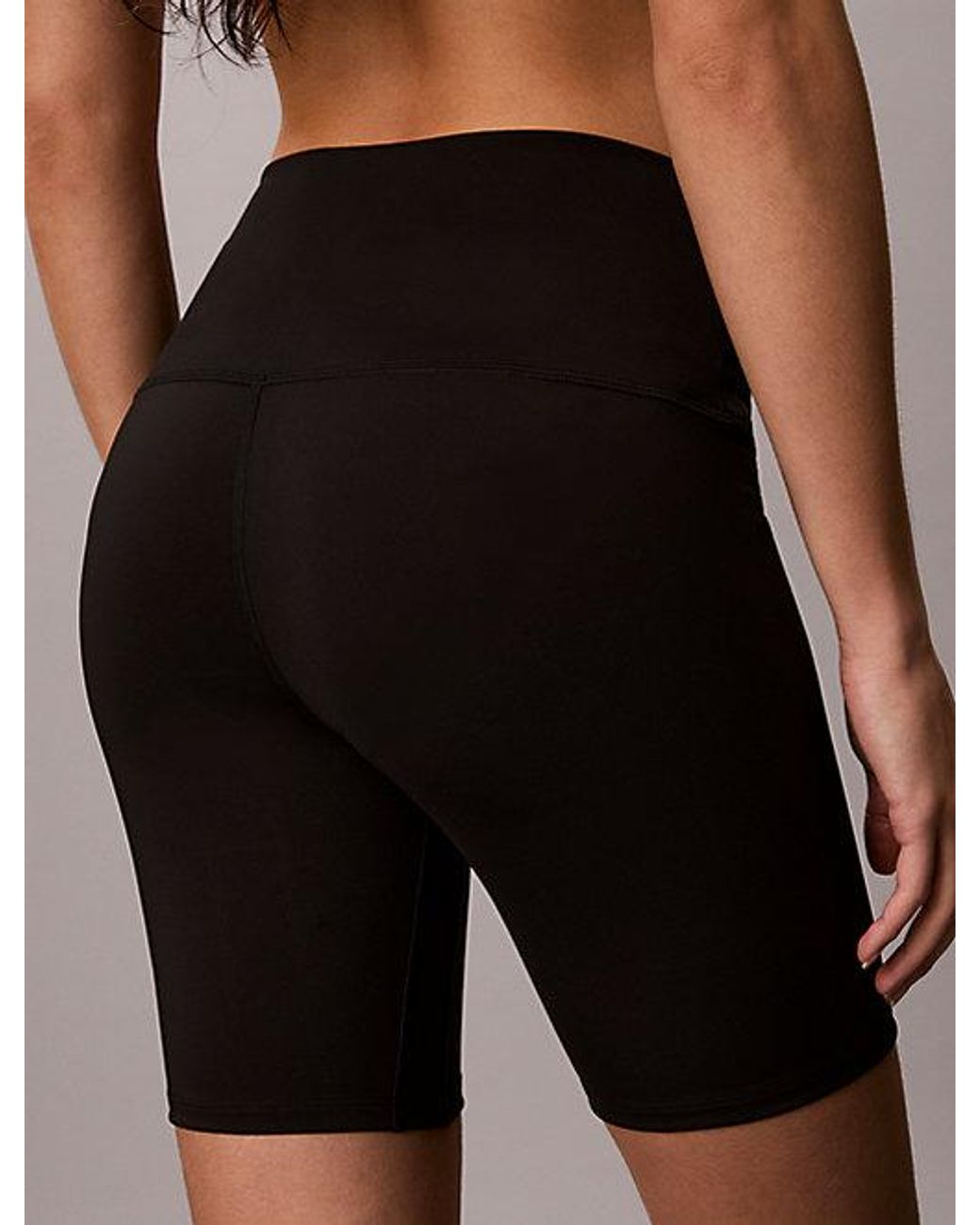 Calvin Klein Black Sport Quick Dry High Rise Bike Shorts