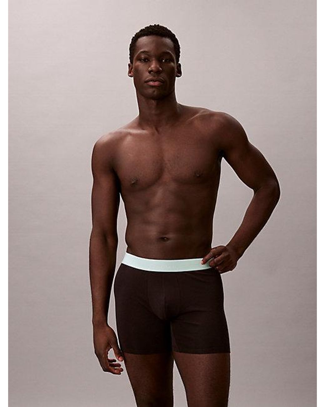 Calvin Klein 3-Pack Boxer Briefs in het Black voor heren