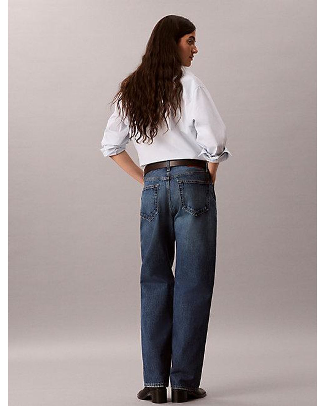 Calvin Klein Blue Jeans 90S Straight Jeans
