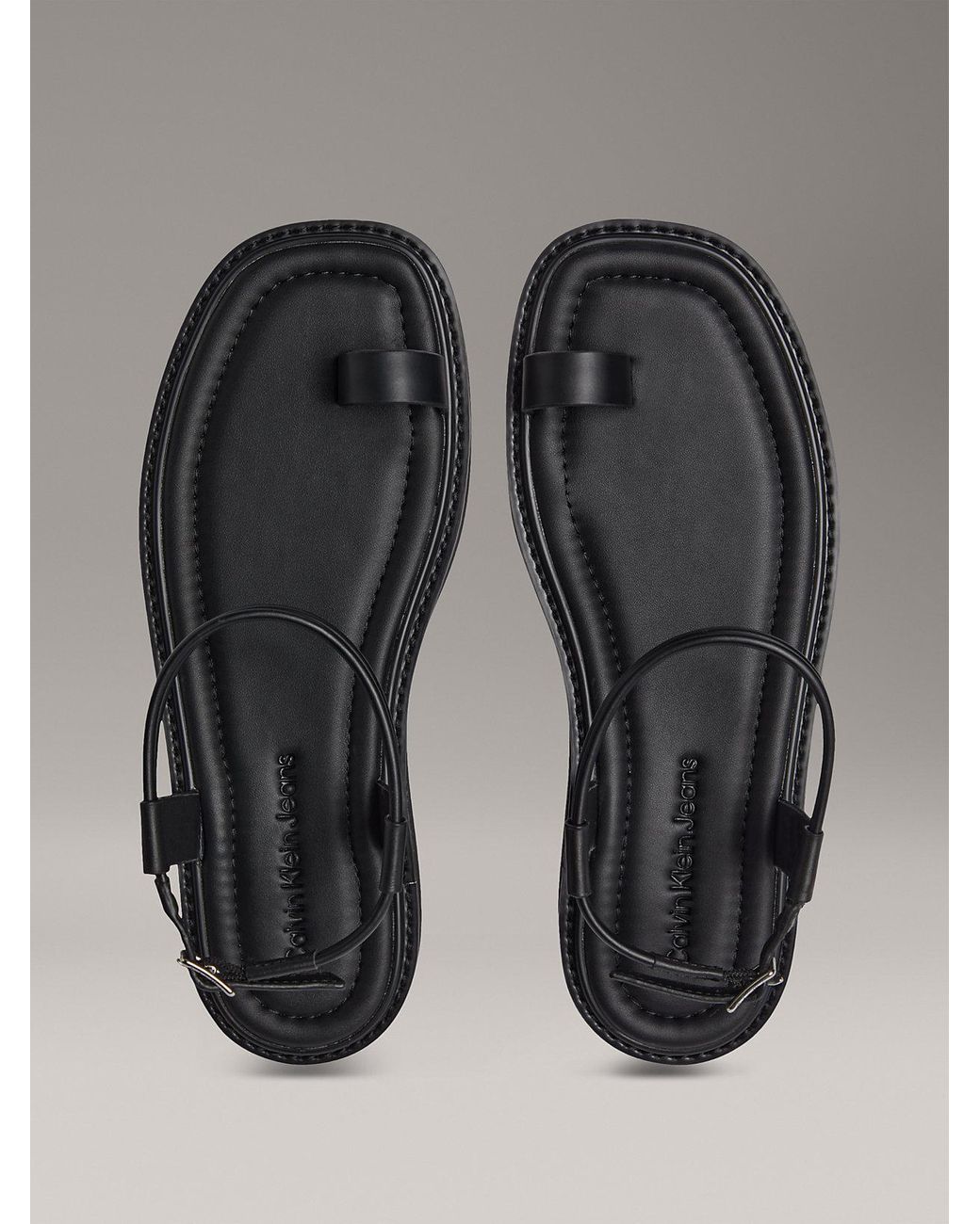 Calvin Klein Gray Sandals