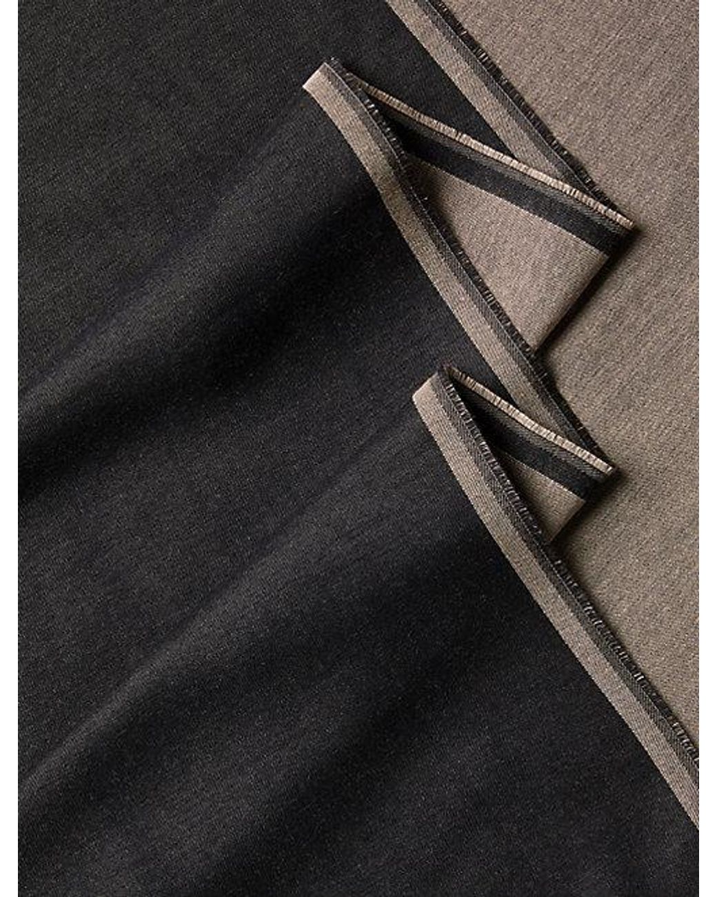 Calvin Klein Black Logo Jacquard Stole