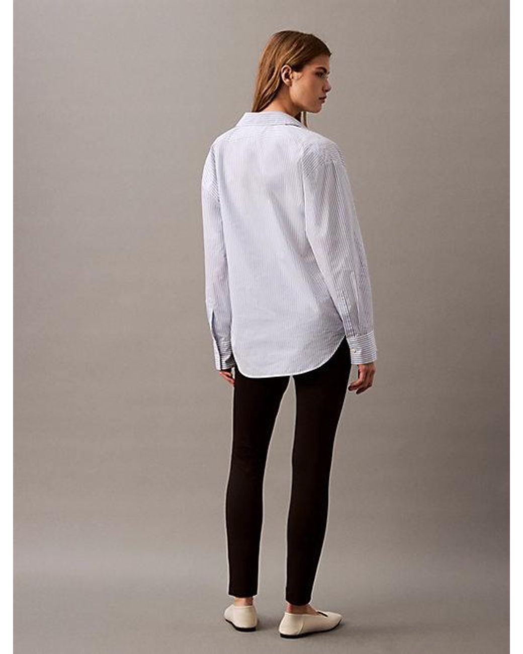Calvin Klein Black Ponte Skinny Fit Trousers