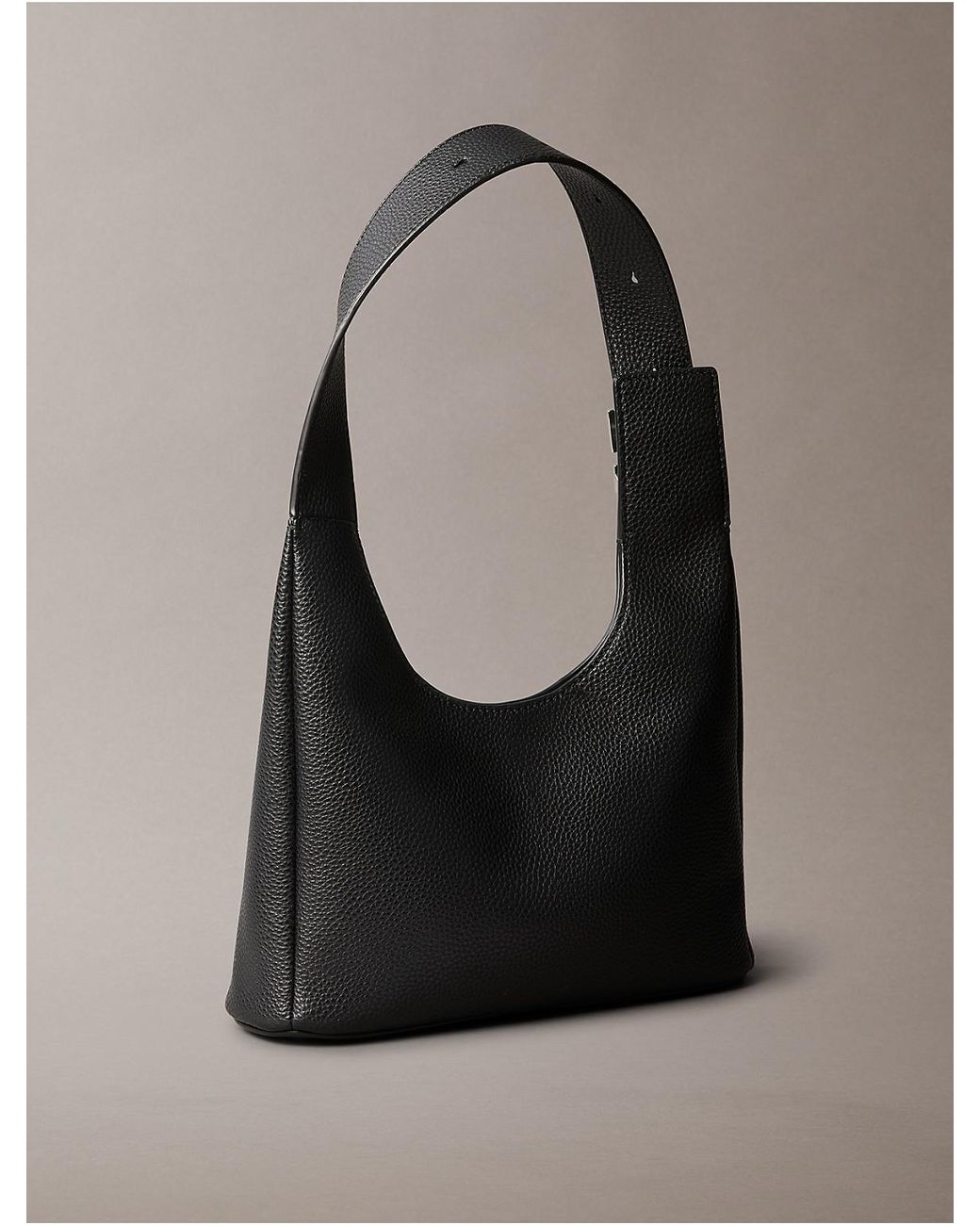 leather shoulder bag / archive 本革 Calvin Klein Archive Hardware Mini Shoulder Bag in Gray | Lyst