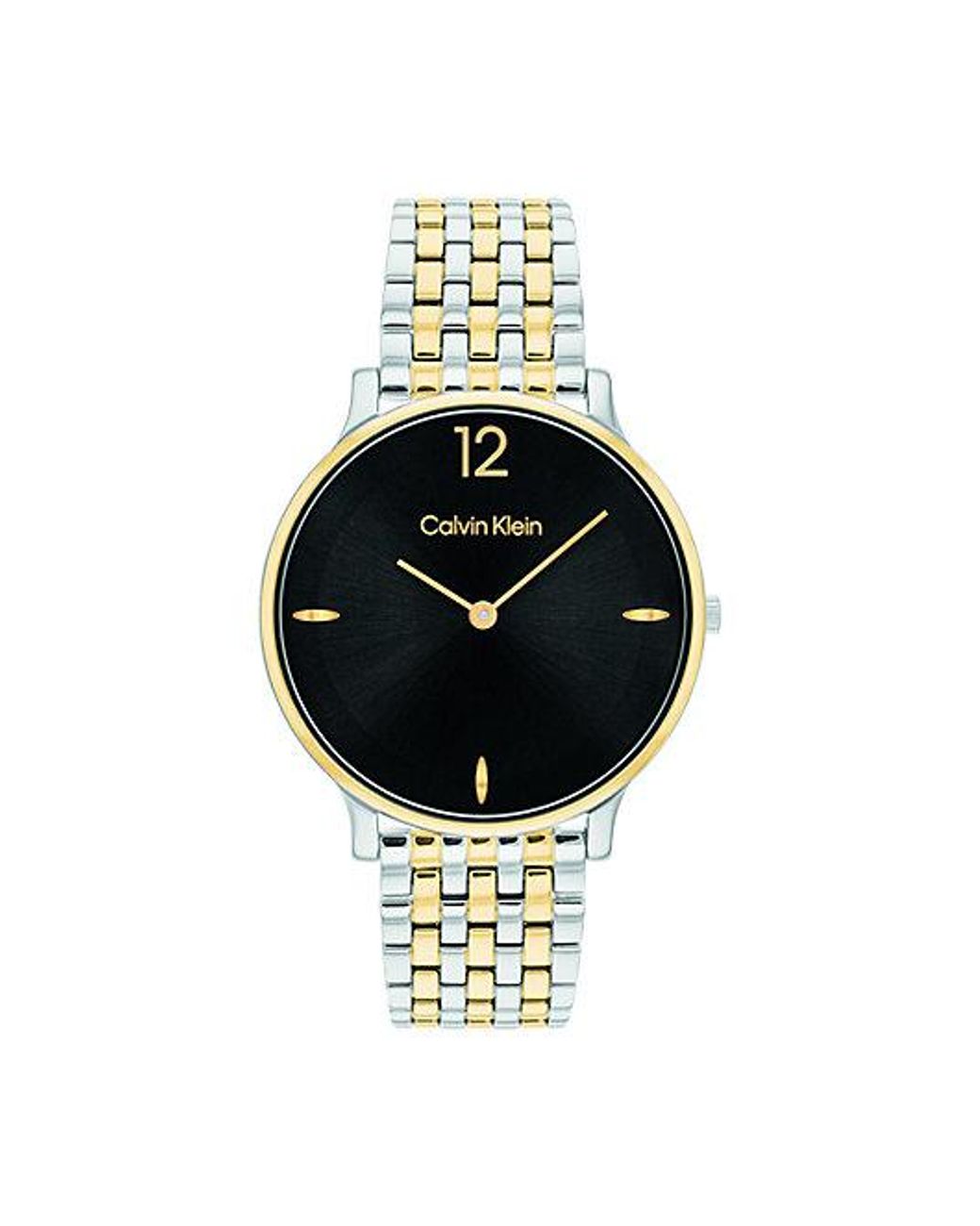 Calvin Klein Metallic Luxe Two Tone Bracelet Watch