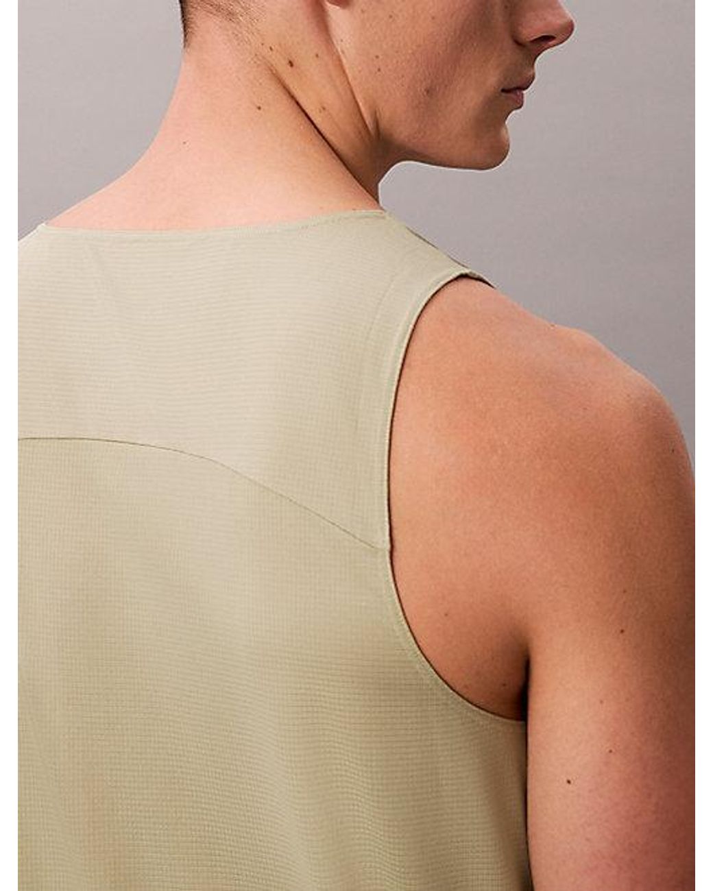 Calvin Klein Natural Sport Quick Dry Performance Gym Tank Top for men