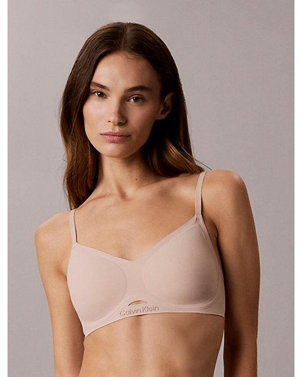 Calvin Klein Brown Lift Bralette Invisibles Icon