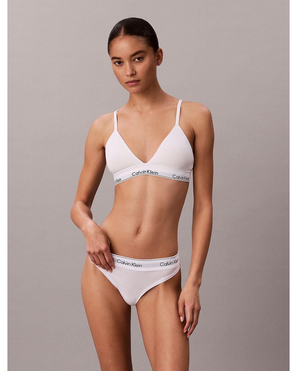 String Calvin Klein en coloris White