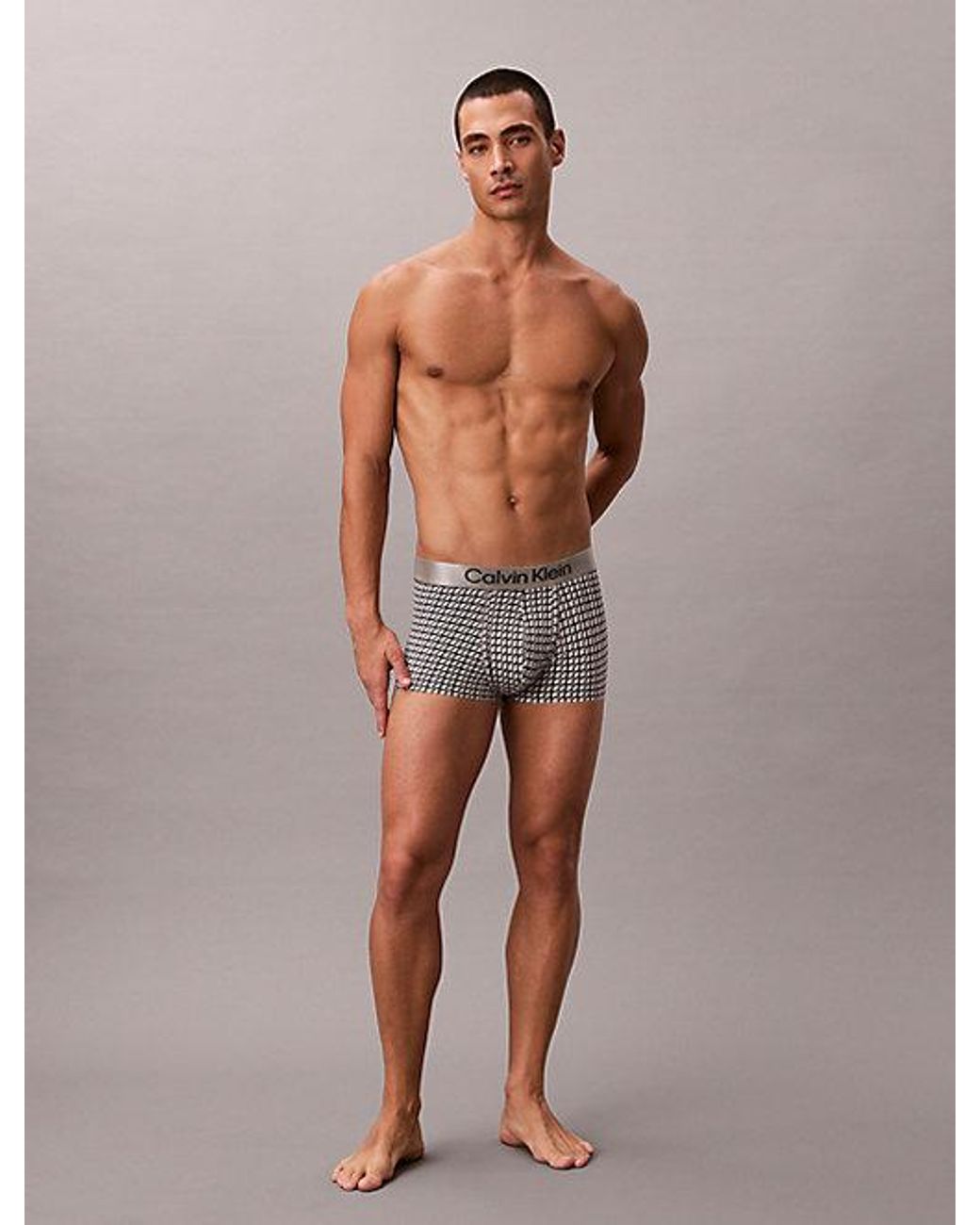 Calvin Klein Low-Rise Trunks in Brown für Herren
