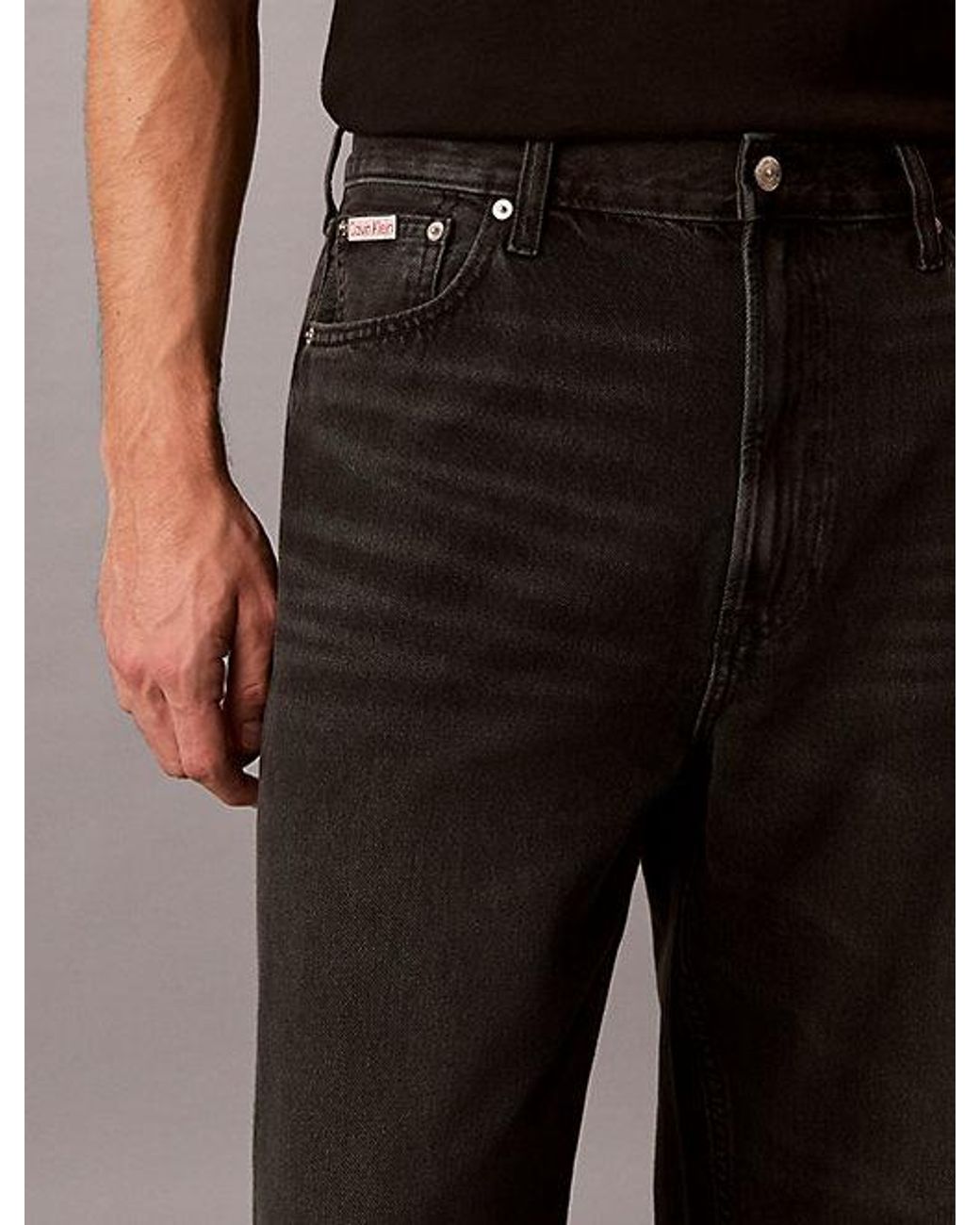 Calvin Klein Green Jeans Baggy Jeans for men