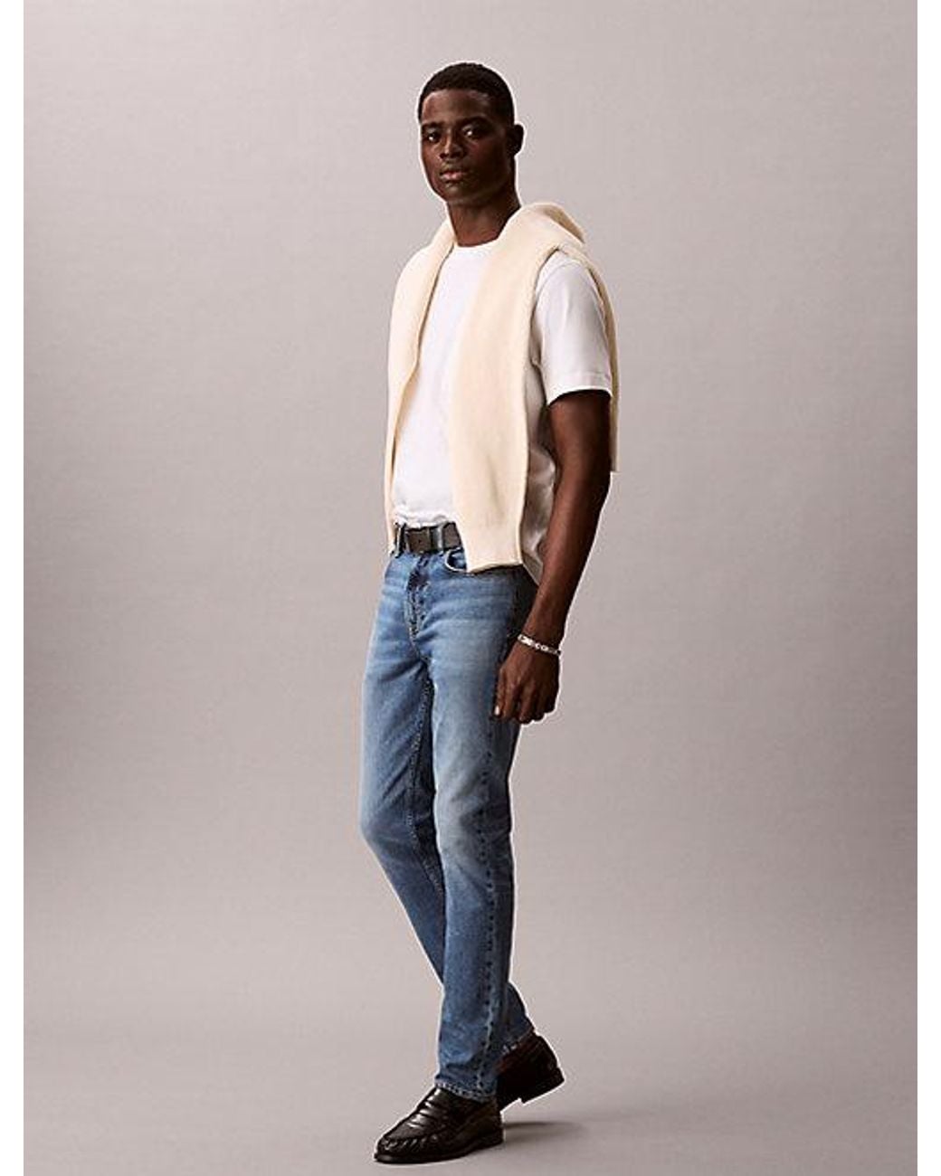 Calvin Klein Blue Jeans Slim Tapered Jeans for men