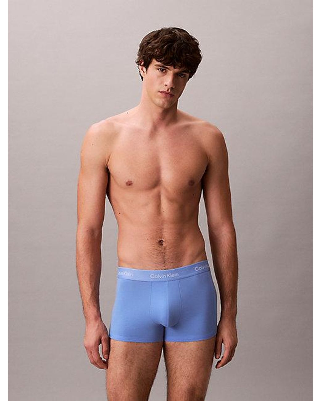 Calvin Klein Blue 3 Pack Trunks for men