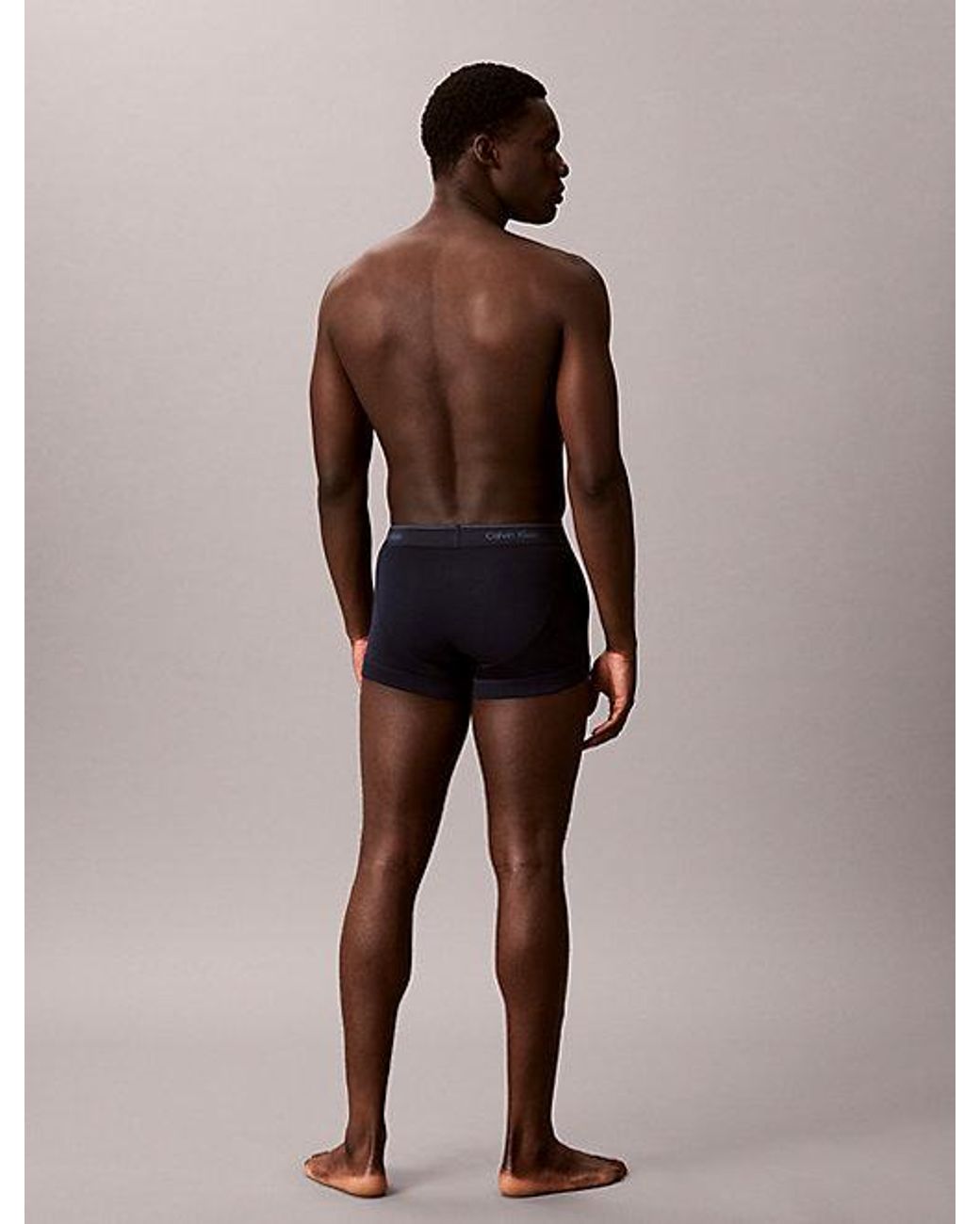 Calvin Klein Blue 5 Pack Trunks Cotton Classics for men