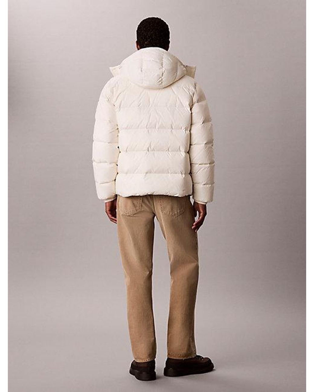 Calvin Klein Natural Jeans Relaxed Nylon Puffer Jacket for men