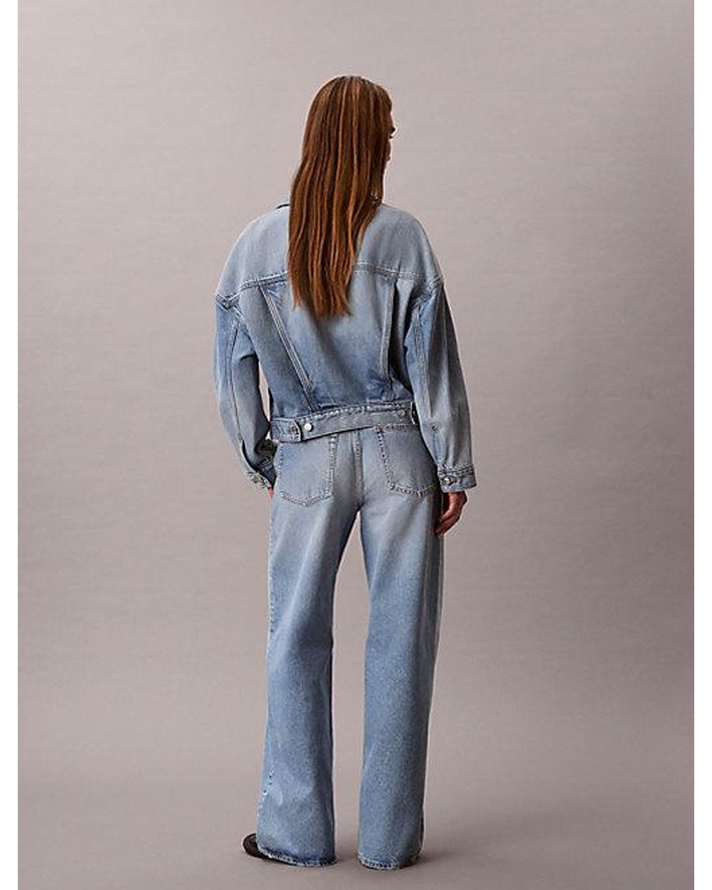 Calvin Klein Blue Jeans Wide Leg Jeans