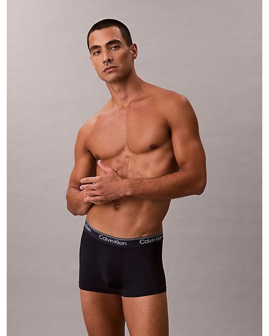Calvin Klein 5-Pack Lage Taille Boxers in het Blue voor heren