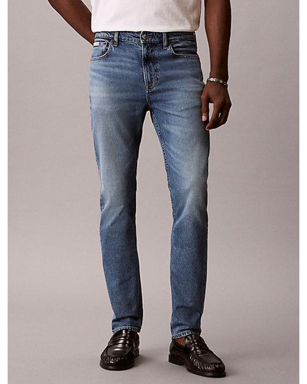 Calvin Klein Blue Jeans Slim Tapered Jeans for men