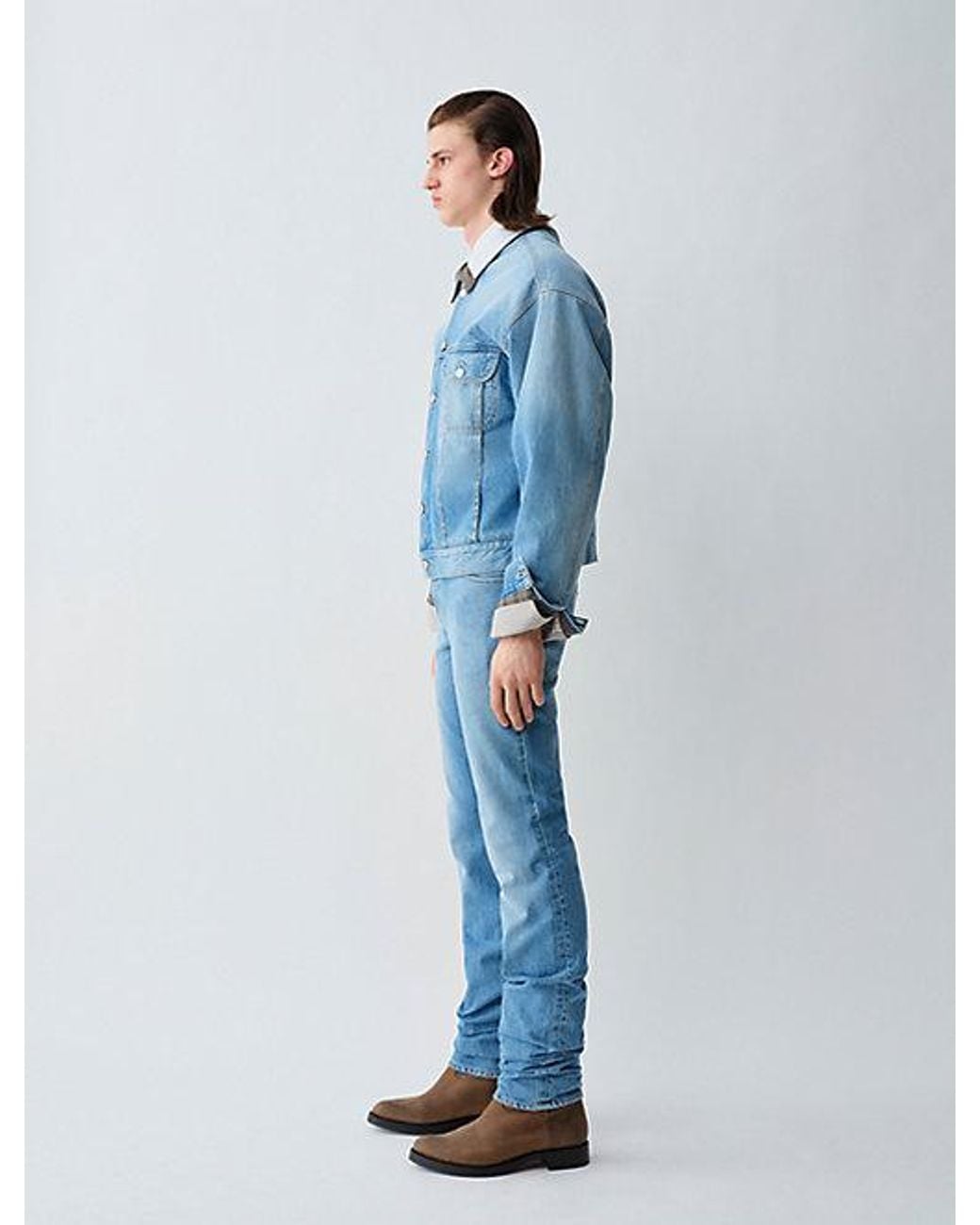 Calvin Klein Blue Musa Denim Jacket for men
